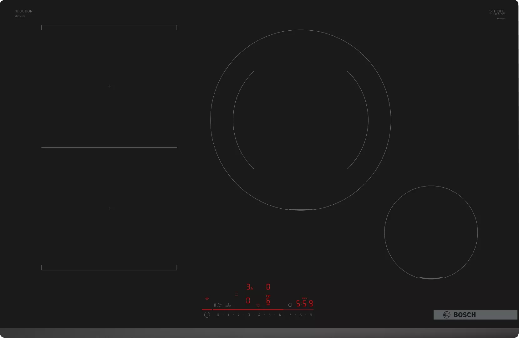 Bosch Serie 6 PVS831HB1E hob Black
