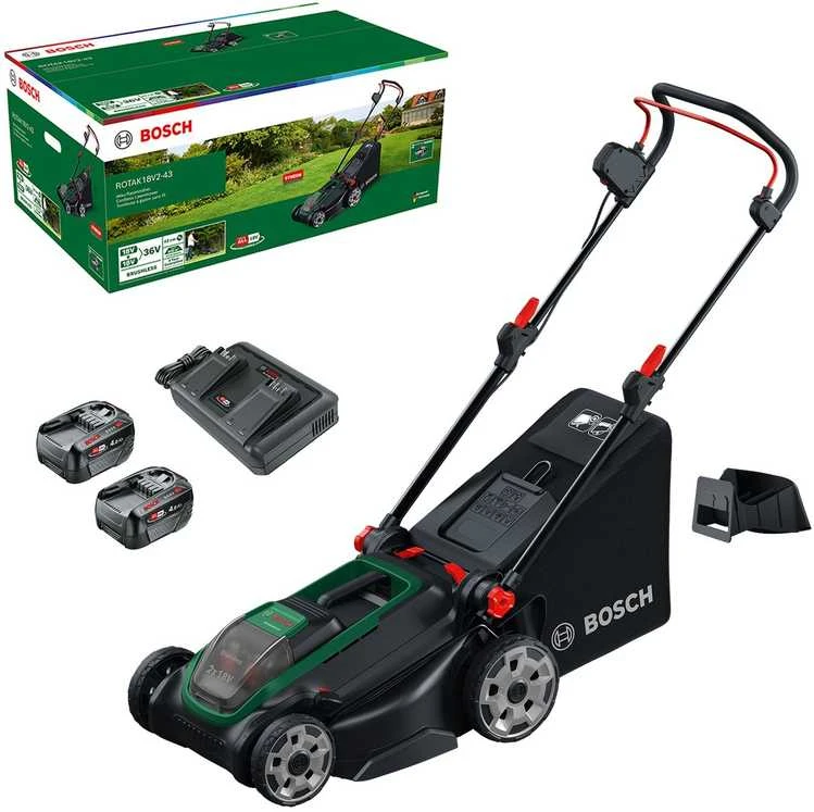 Bosch Powertools cordless lawnmower Rotak18V2-43 36
