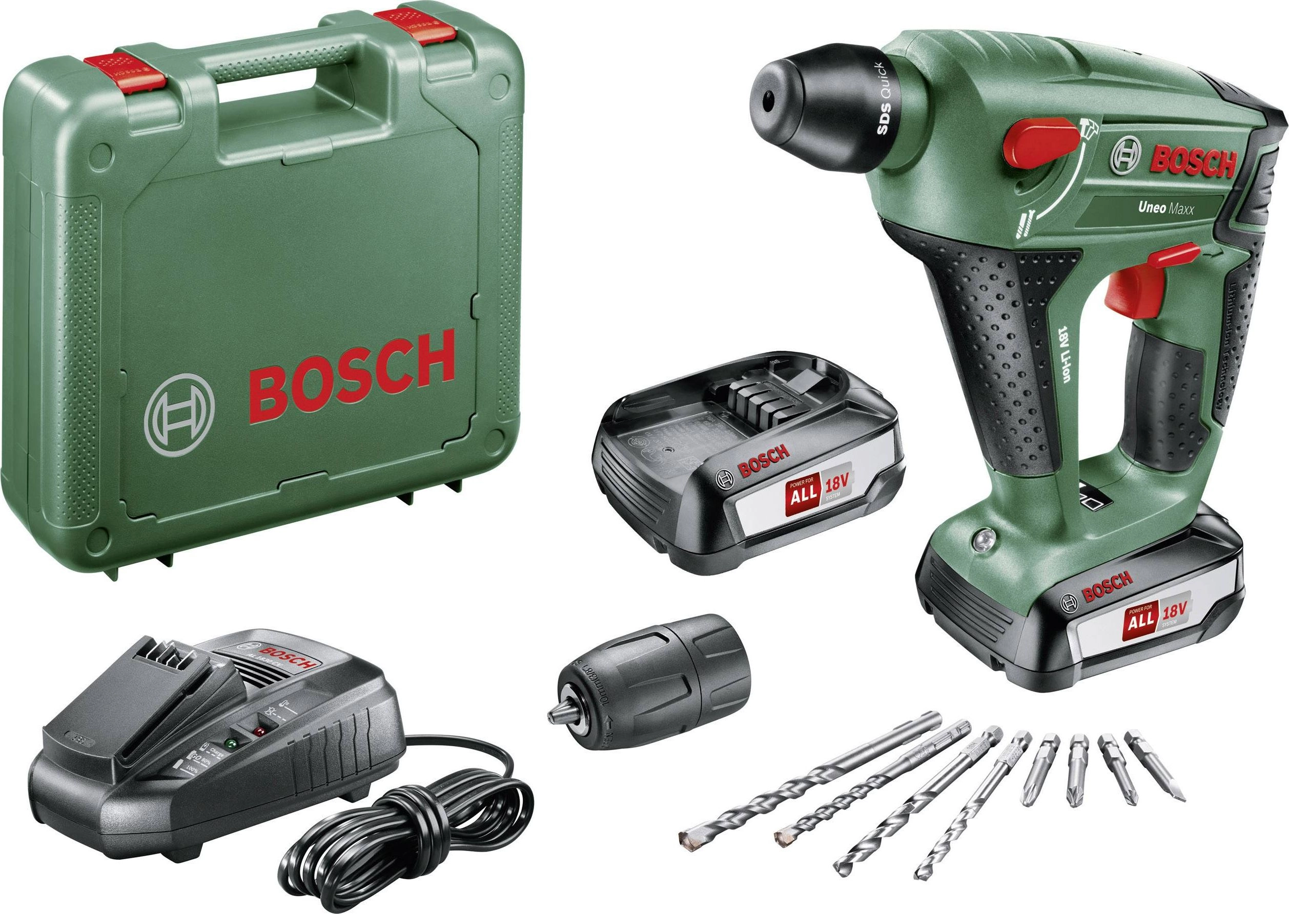 Bosch UNEO Maxx Akku-Bohrhammer 0603952327 603952327