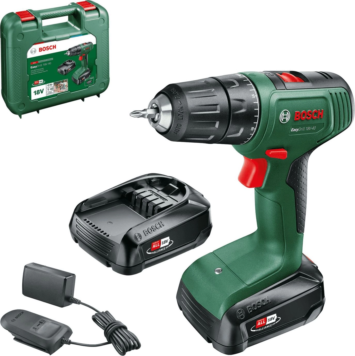 Bosch EasyDrill 18V-40 1630 RPM Keyless