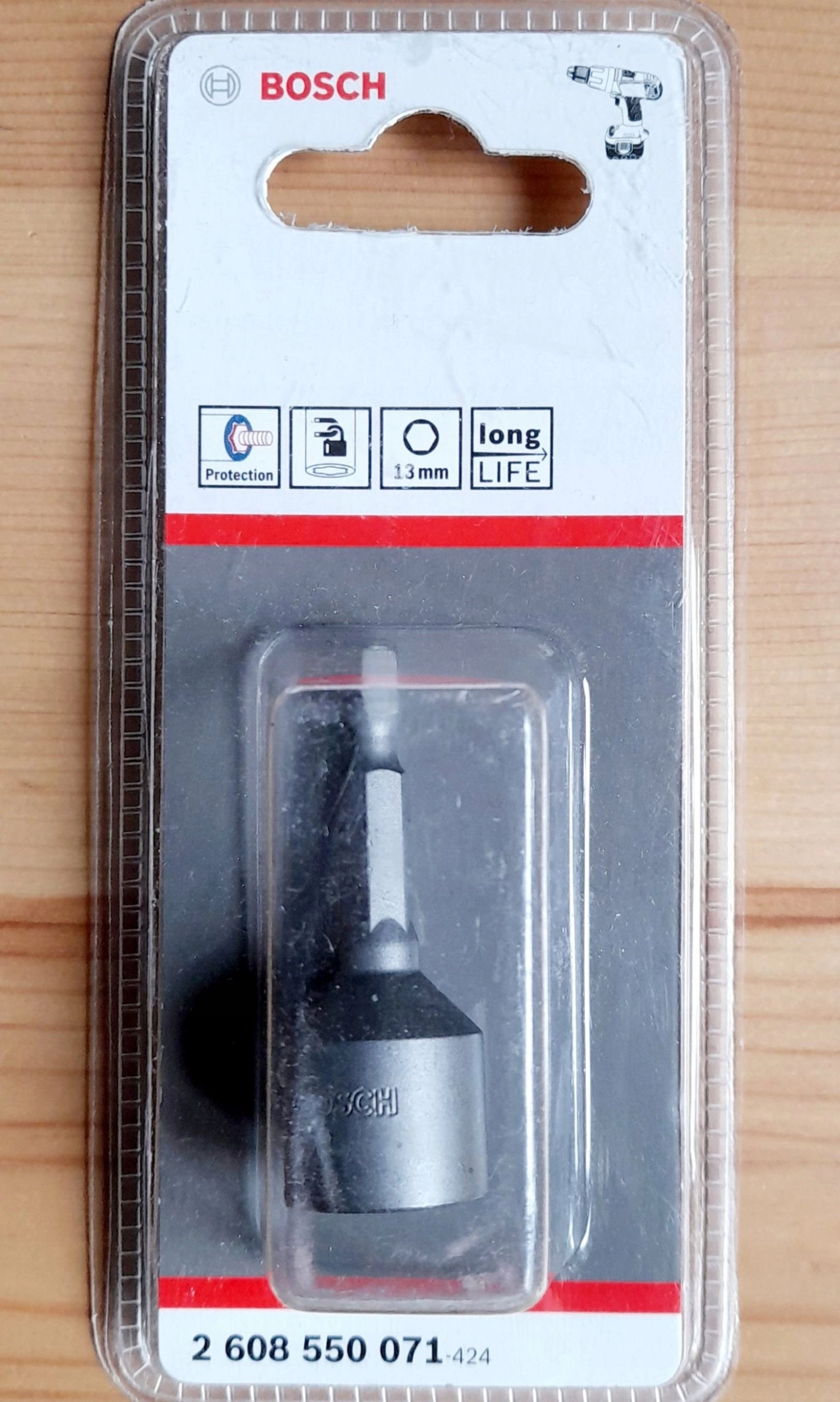 Bosch BIT SOCKET KEY 1/4``-13- M8