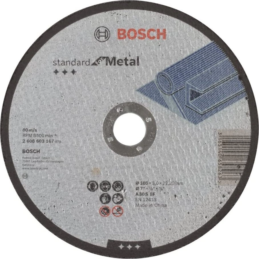 Bosch cutting disc Standard for Metal