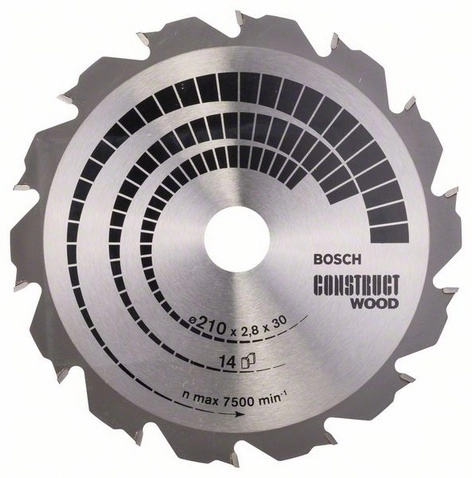 Bosch Tarcza pilarska Construct Wood 210