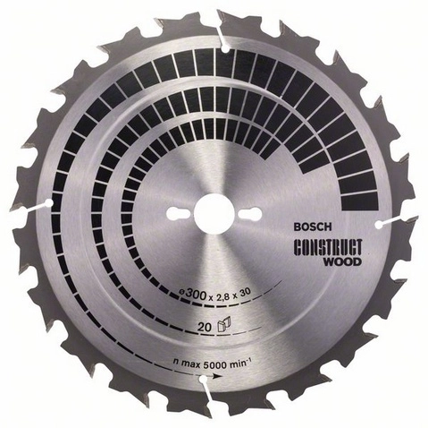 Bosch Construct Wood 300 x 20mm