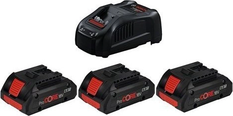 Blue Bosch 18V Battery set w/charger