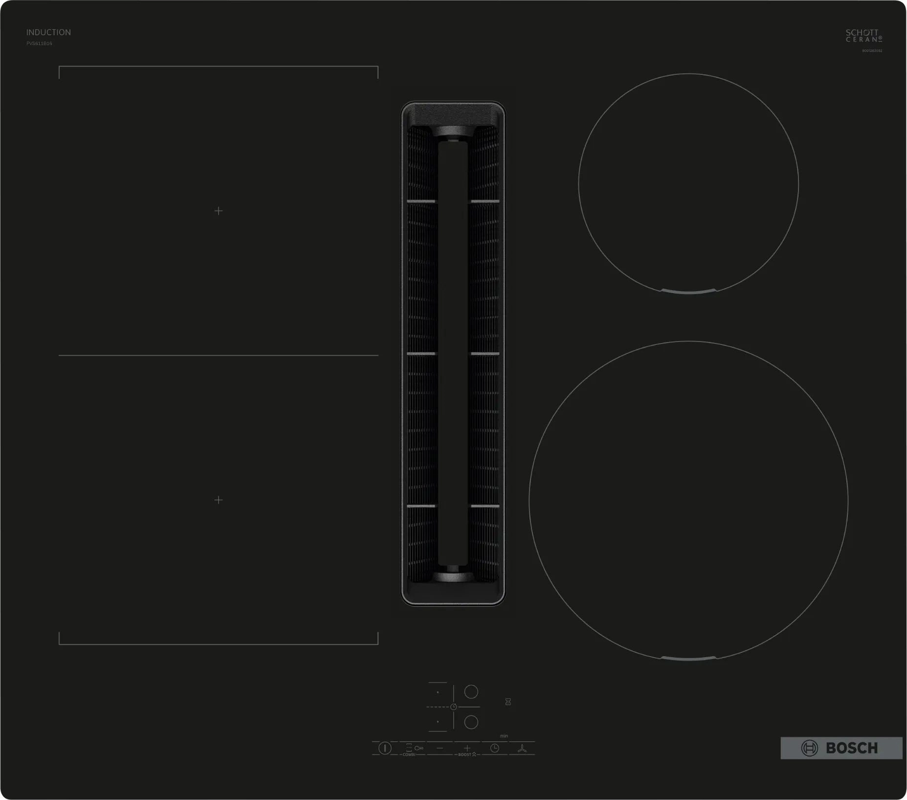 Bosch Serie 4 PVS611B16E hob Black