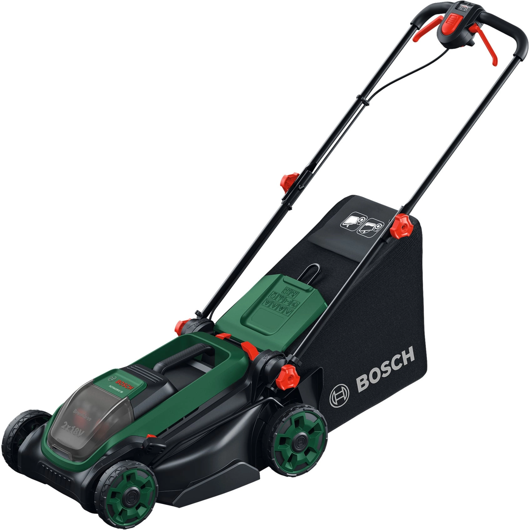 Bosch Rotak 18V2-38 set cordless lawnmower