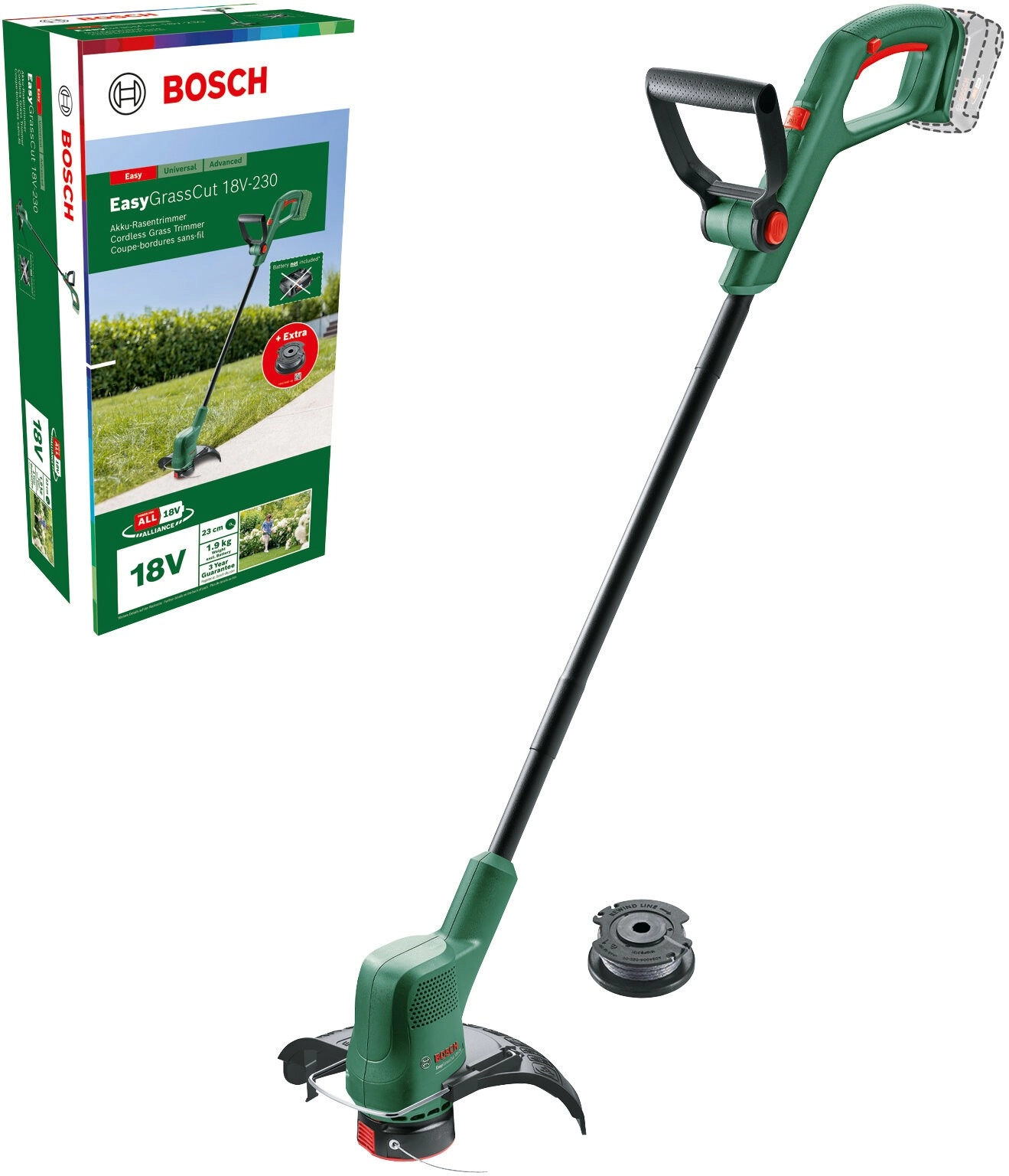Powertools cordless grass trimmer EasyGrassCut SOLO18-230