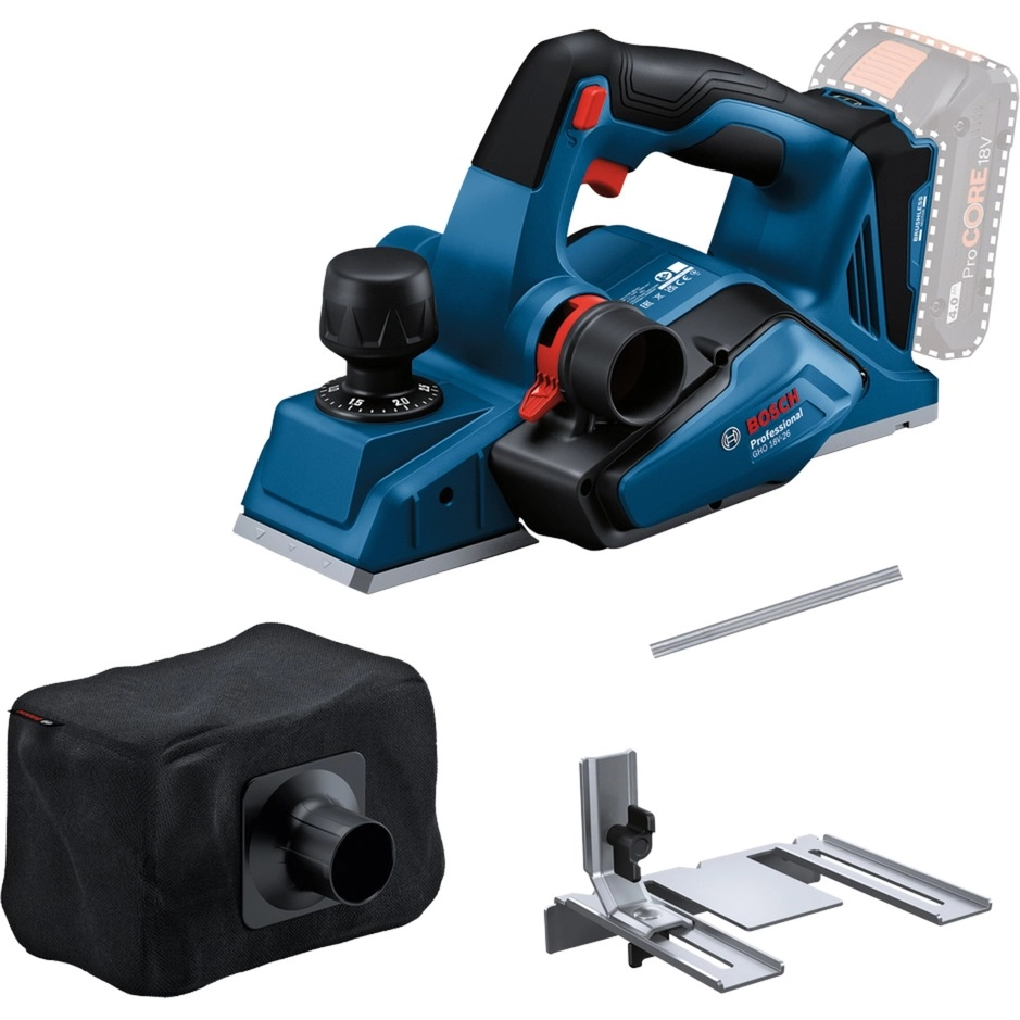 Cordless folding plane GHO 18V-26 Professional