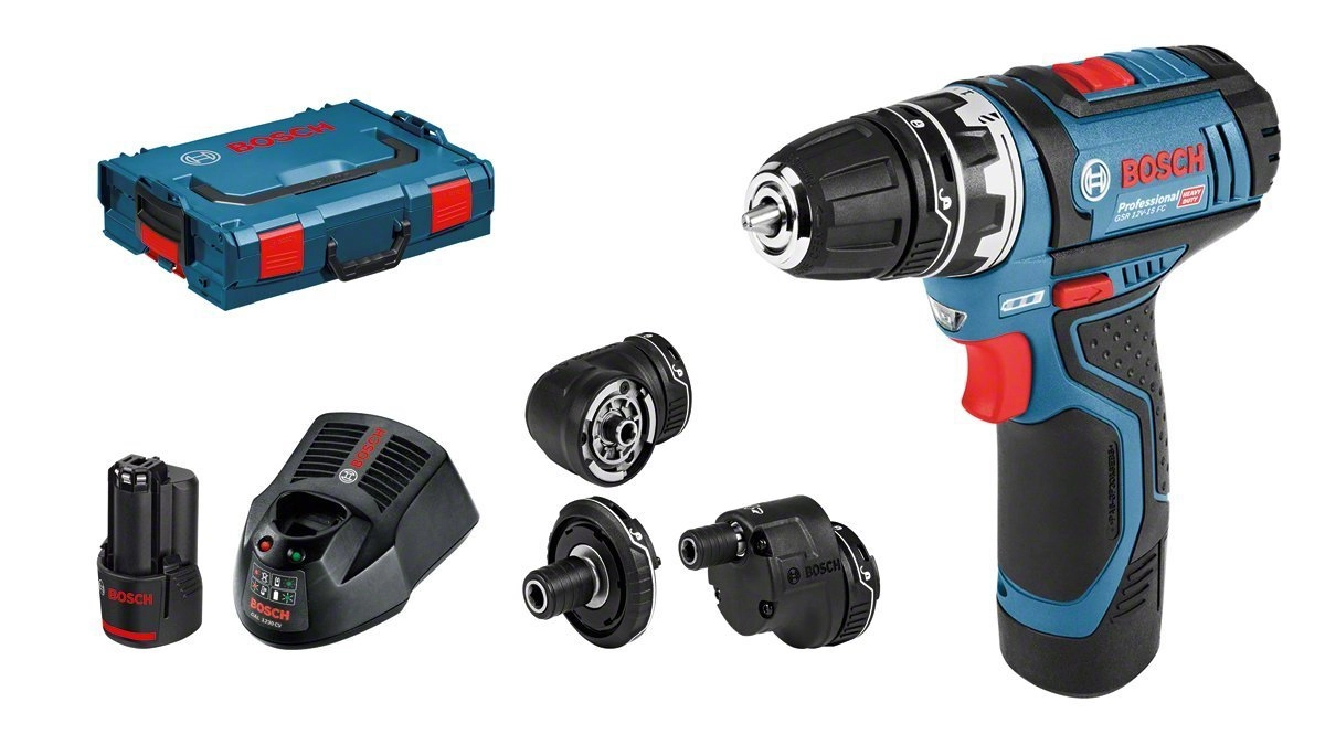 Drill/driver with 4 interchangeable handles [06019F6000