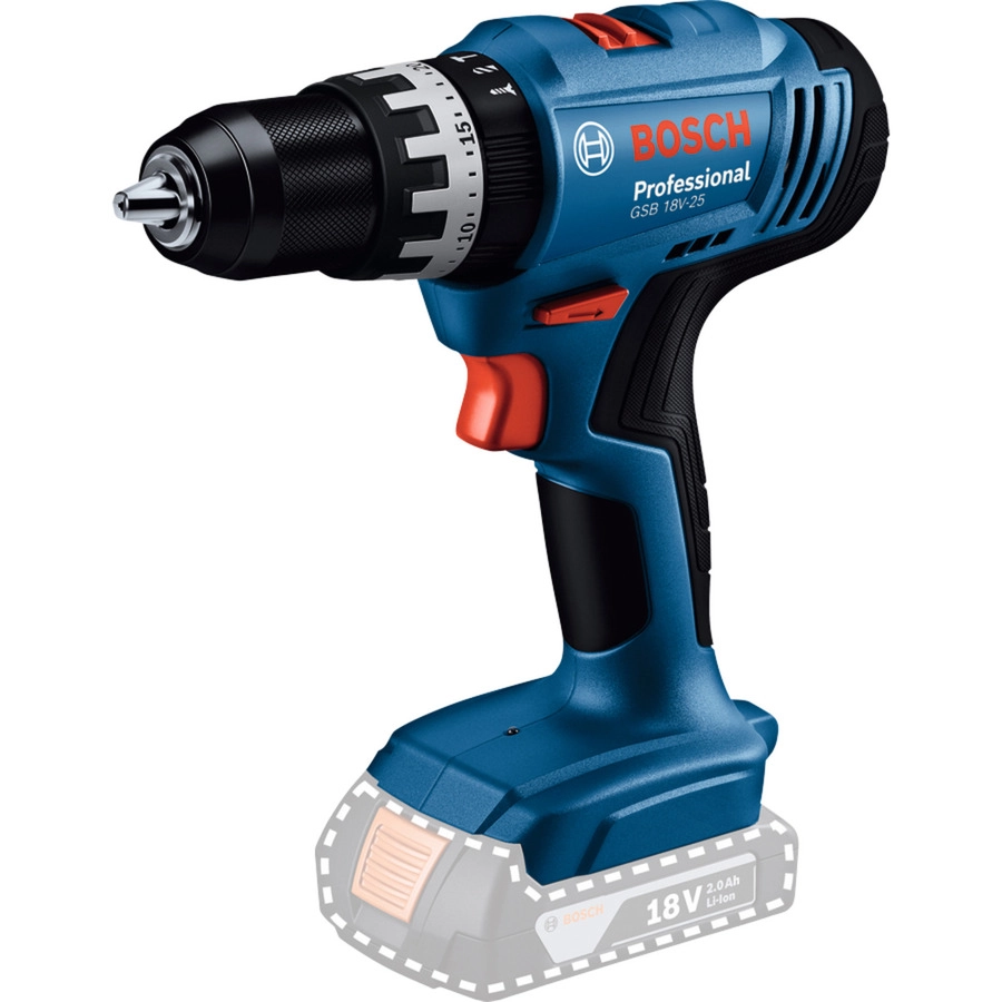 Bosch Drill/driver DRILL.BATTERY.GSB 18V-25