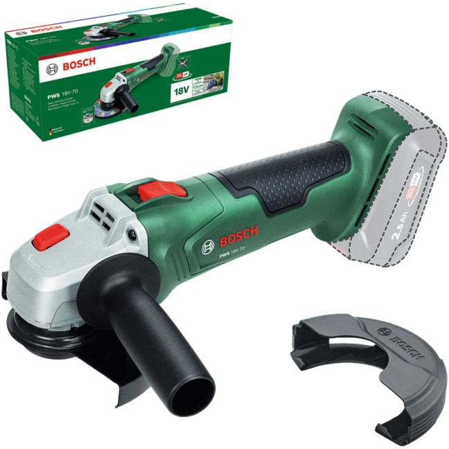 Bosch Angle Grinder PWS 18V-70 (Bare