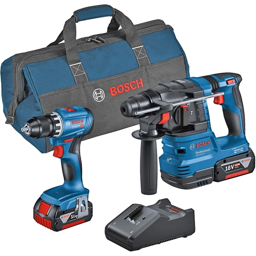 Bosch Professional Combo-kit VÃ¦rktÃ¸jssÃ¦t GSR 18V-45