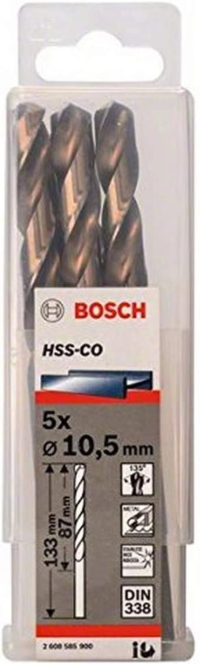Bosch Metal twist drill HSS-Co DIN