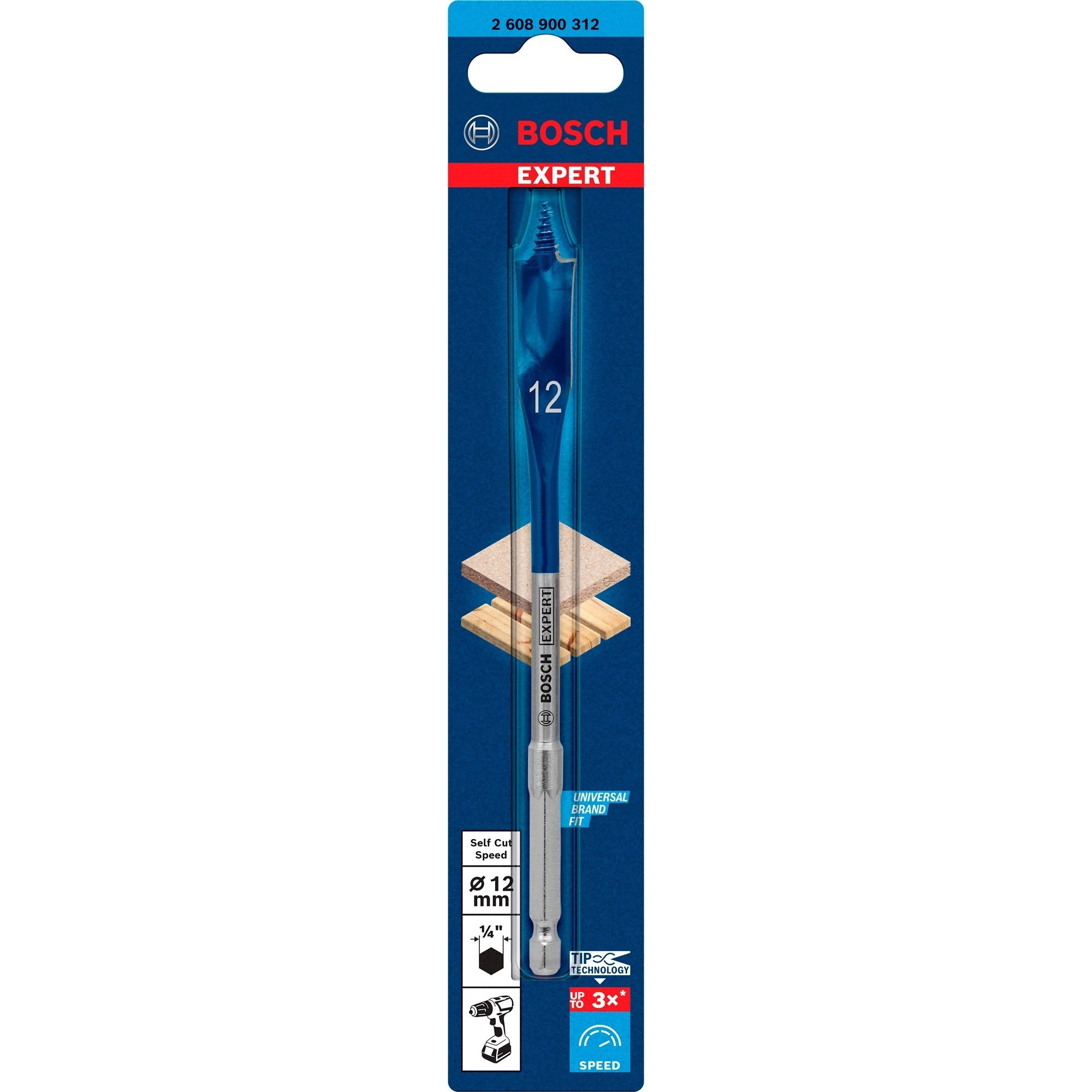 Bosch EXPERT Self Cut Speed drill