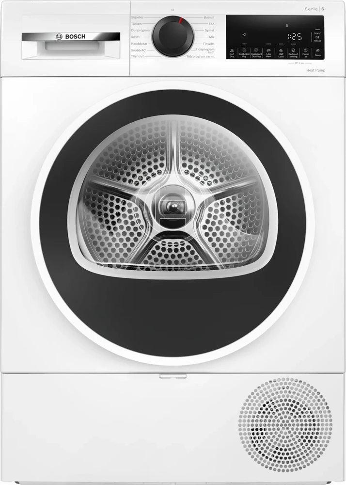 Bosch Džiovyklė su šilumos siurbliu 9kg