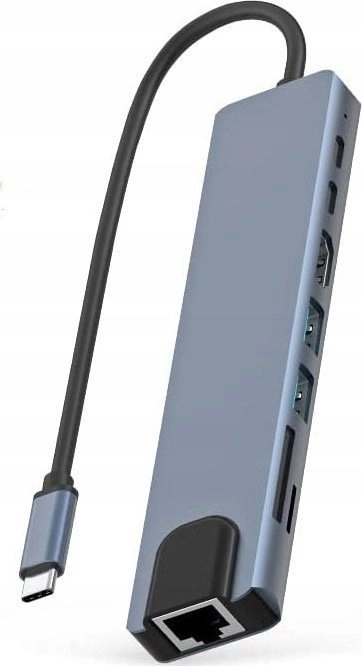 Stacja/replikator Bounn 8w1 do MacBooka USB-C