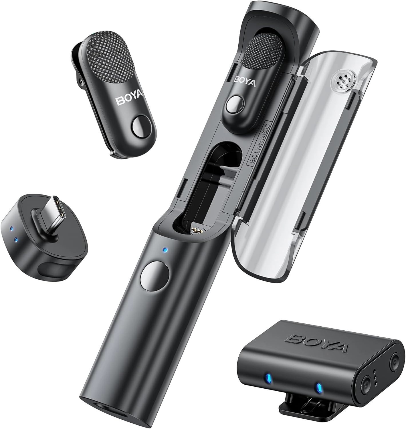 Boya wireless microphone Magic-03 USB-C/3.5mm