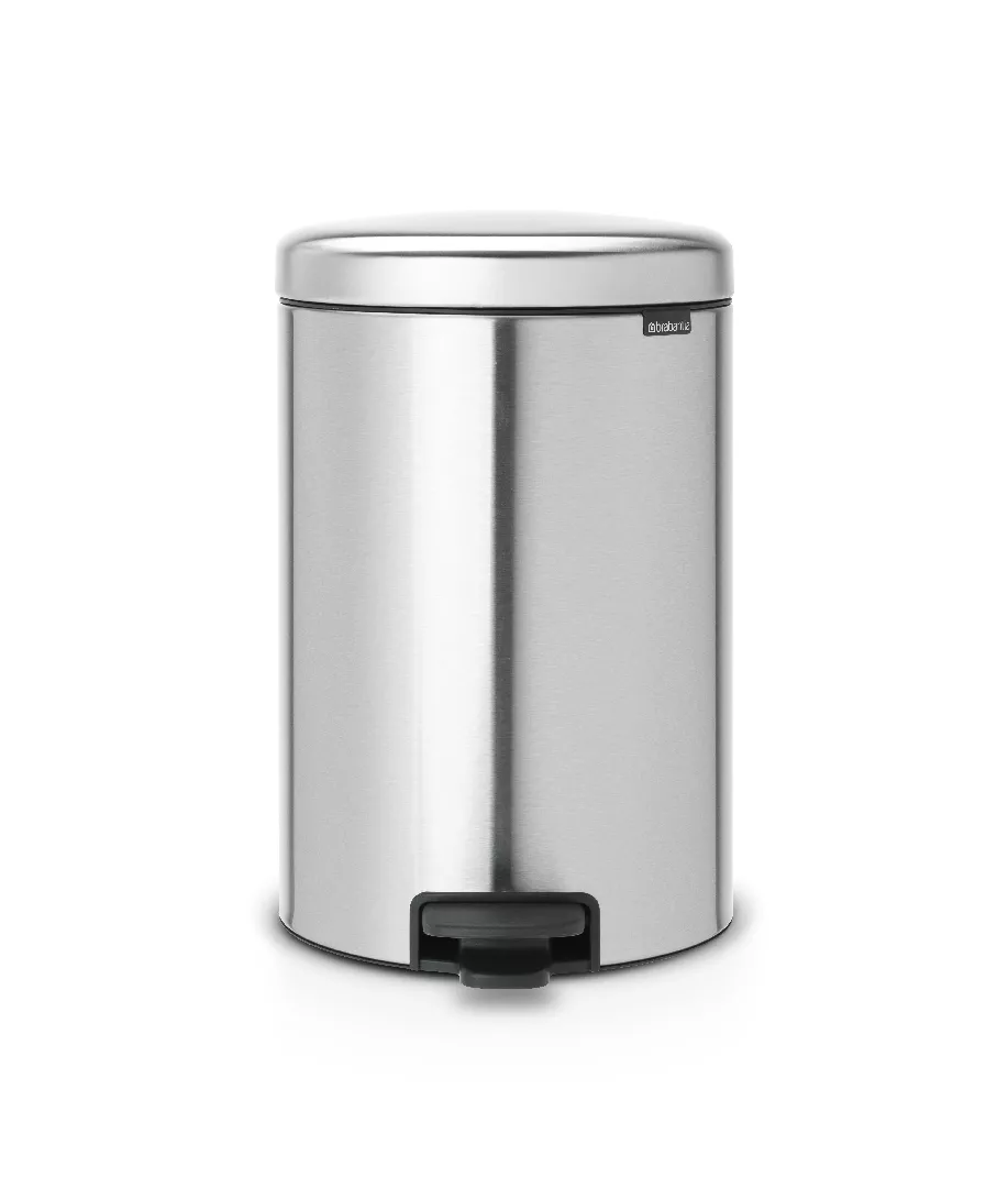 Brabantia Pedal Bin newIcon Round Brushed