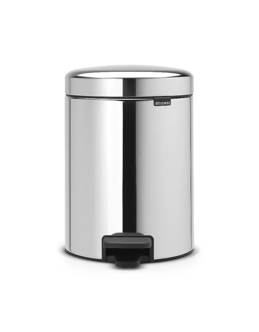 Brabantia Pedal Bin newIcon Round Stainless