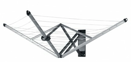 Brabantia WallFix Wall-mountable rack Silver 375842