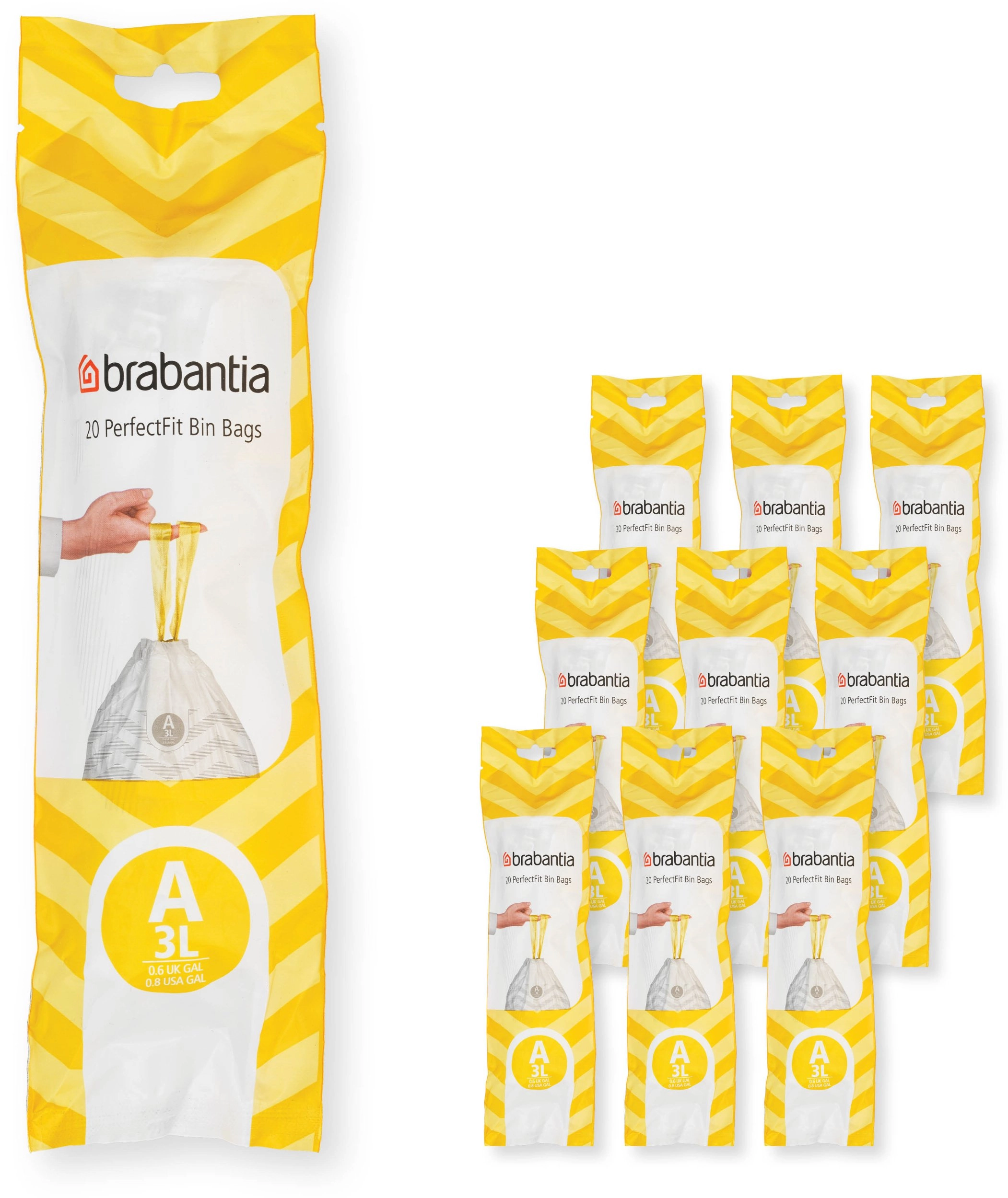 Brabantia PerfectFit garbage bags size A
