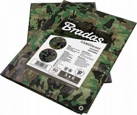 Bradas tarpaulin CAMOforest camouflage tarpaulin 10