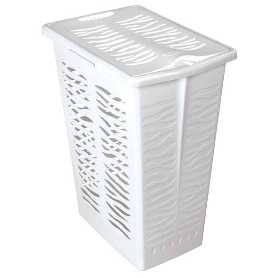 Veļas grozs 30L Zebra balts 8140119
