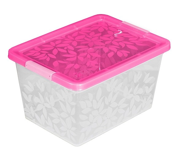 Uzglabāšanas kaste Jasmine ar vāku 22L