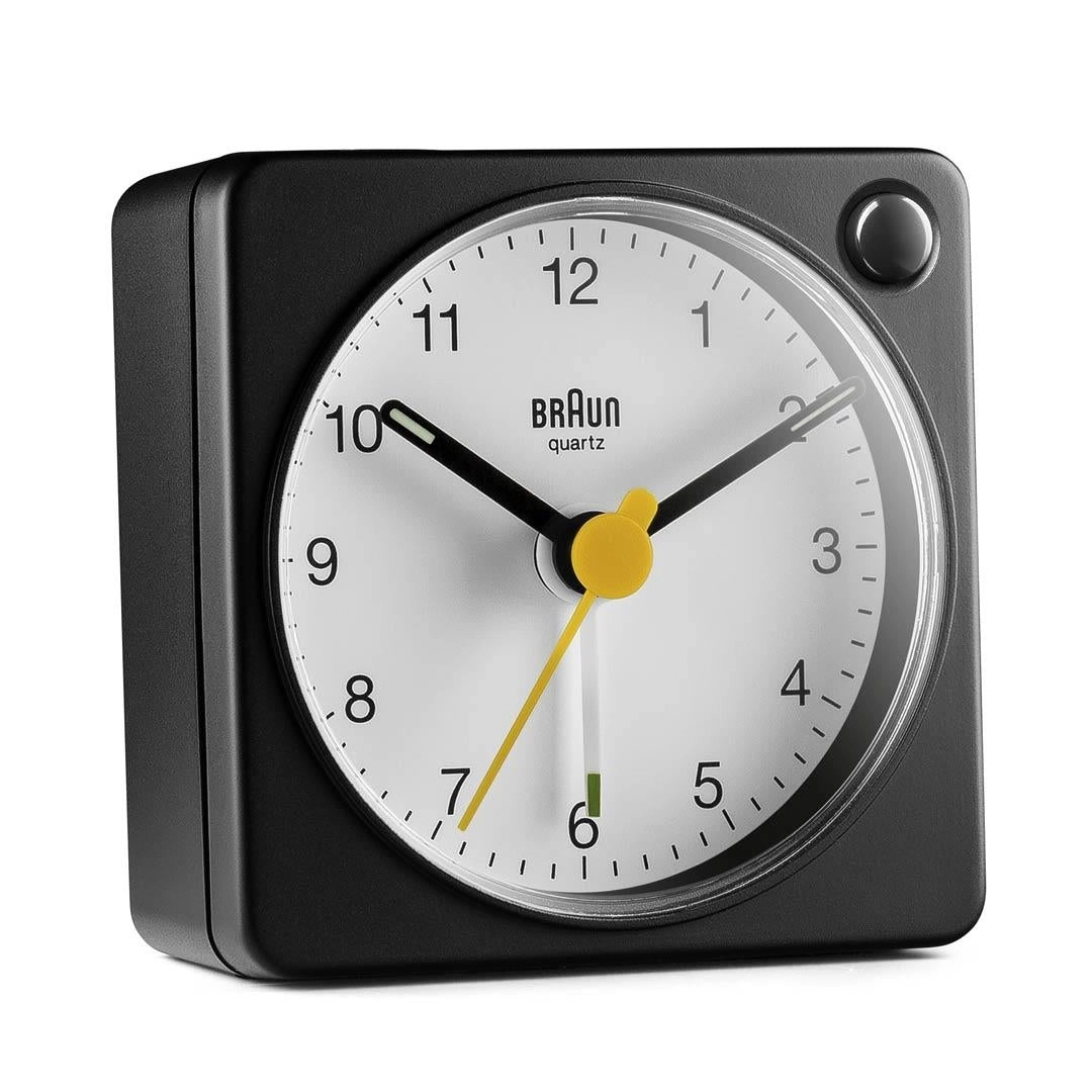 Braun BC02XBW Quartz alarm clock Black