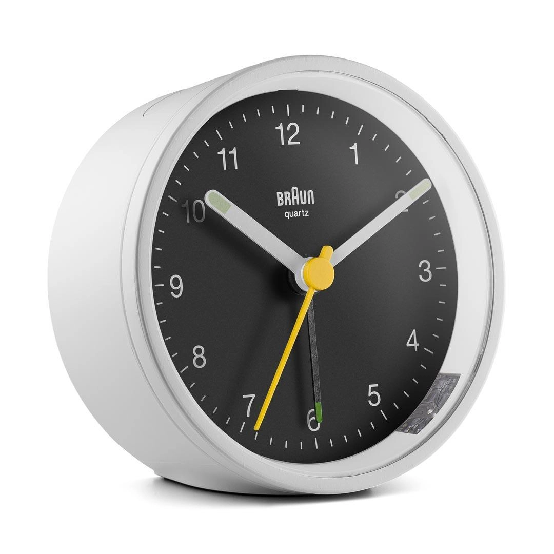 Braun BC12WB Quartz alarm clock Black