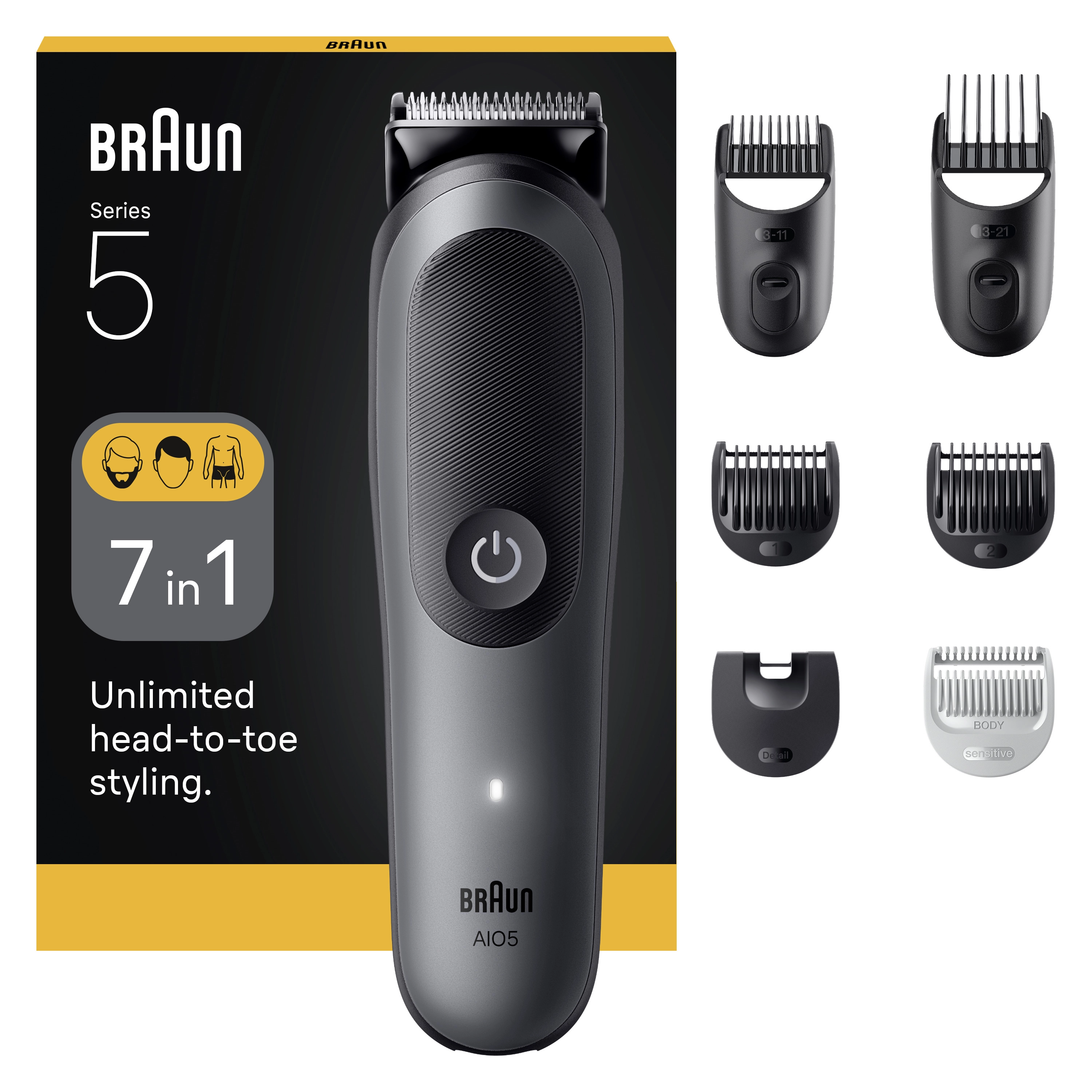 Braun 80789911 hair trimmers/clipper Dark Grey