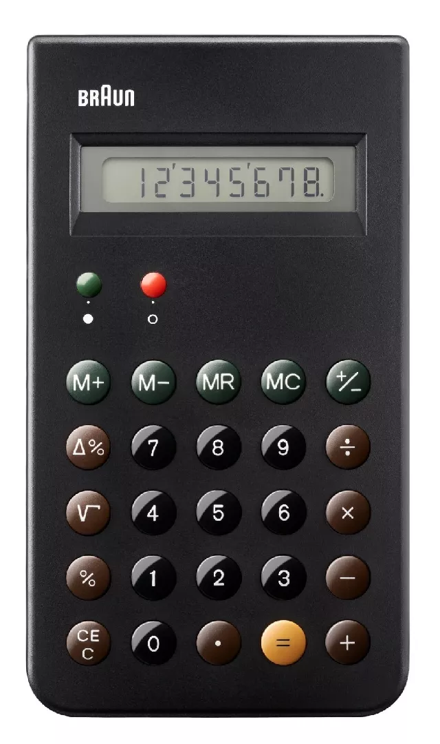 Braun BNE001BK calculator Pocket Basic Black