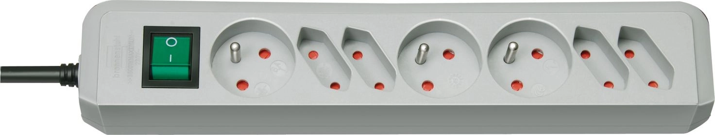 Brennenstuhl Eco-Line power strip 7 sockets