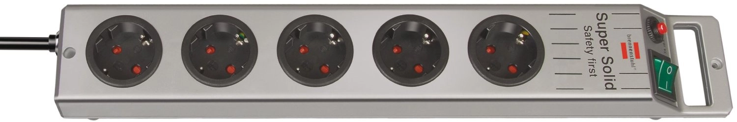 Brennenstuhl Super-Solid-Line anti-surge power strip 5