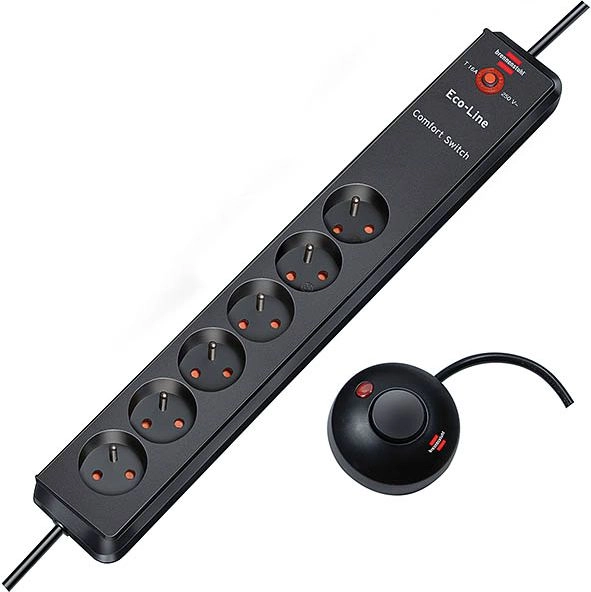 Brennenstuhl Eco-Line Comfort Switch power strip
