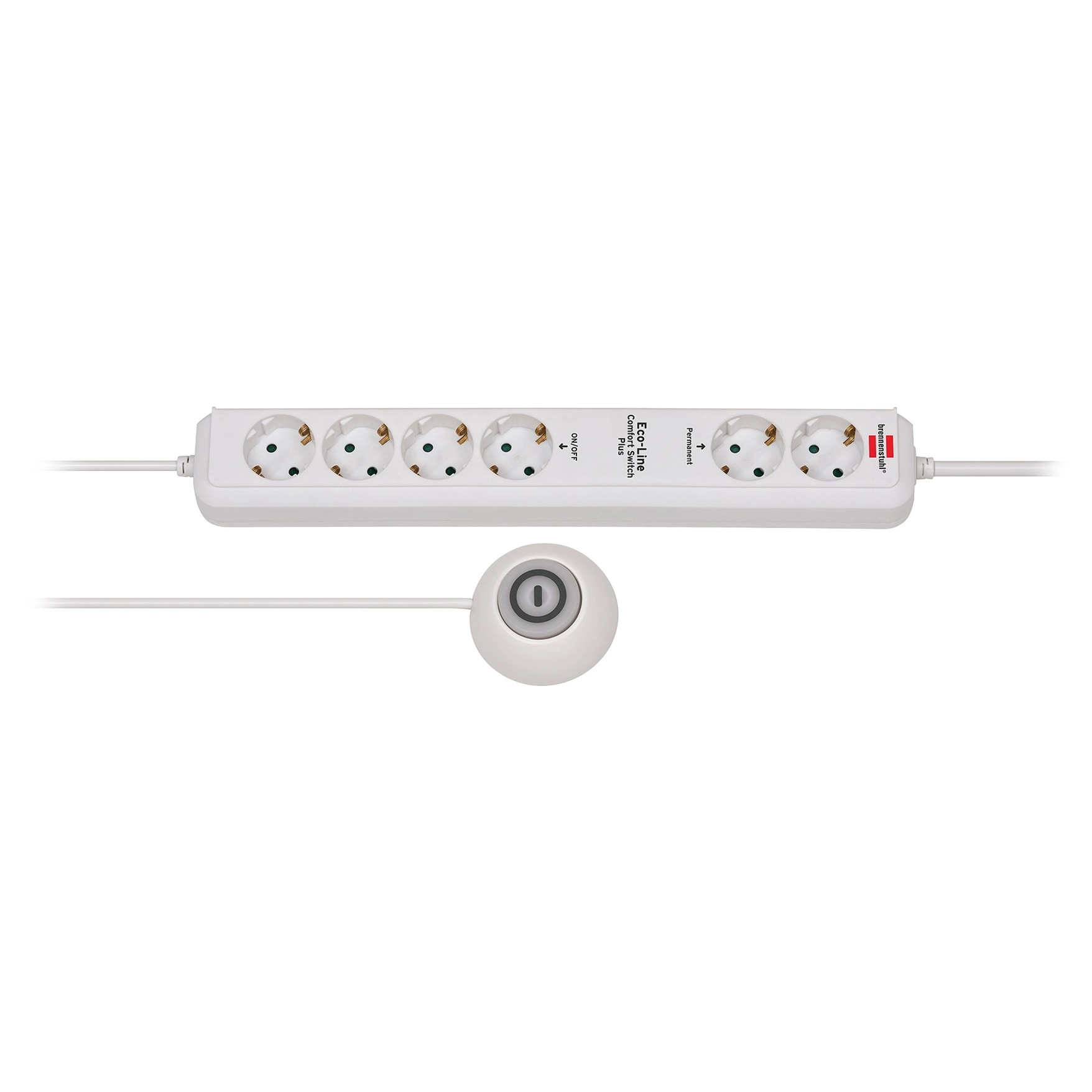 Brennenstuhl power strip ECO-Line 6x 1