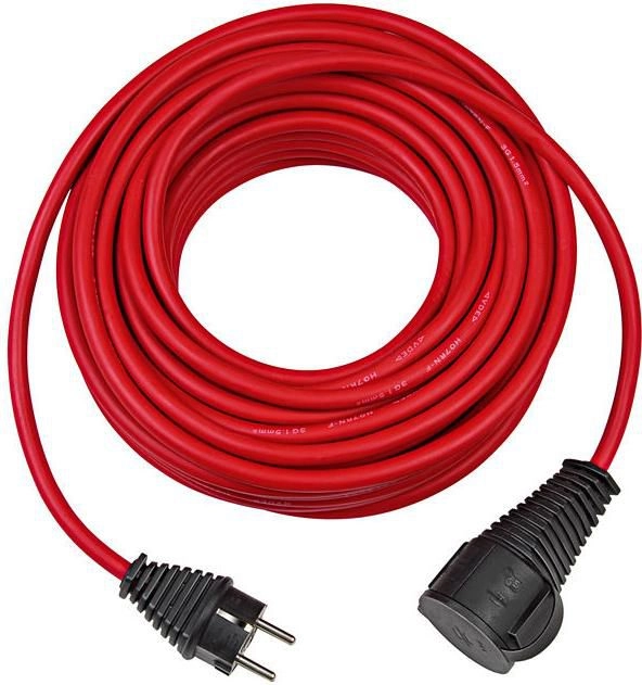 Brennenstuhl extension cable neoprene 25m red