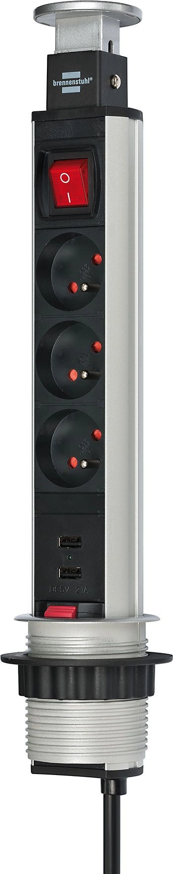 Brennenstuhl Tower-Power desk extension cable 3