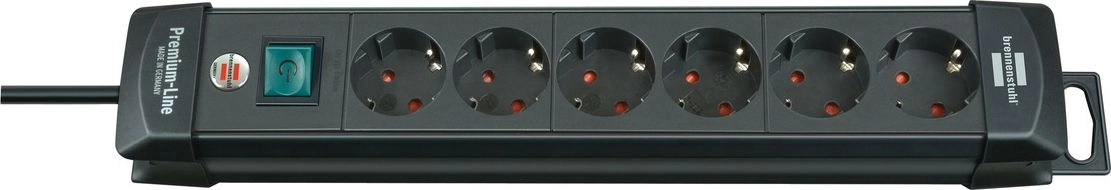 Brennenstuhl power strip Premium-Line 6x 3m