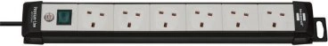 Brennenstuhl Premium-Line power strip 6x 3m