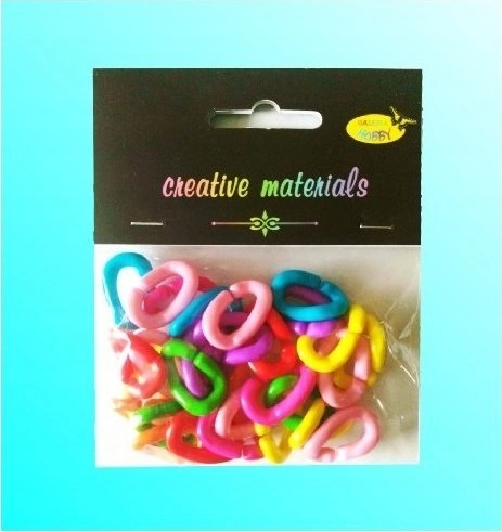 Plastic beads 15x25mm 21g ( 601932