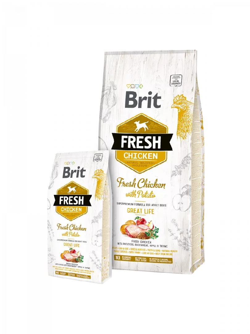 Brit Fresh 12 kg Adult Apple