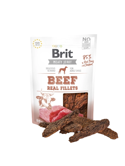 Brit Jerky Snack Dog Snacks Beef