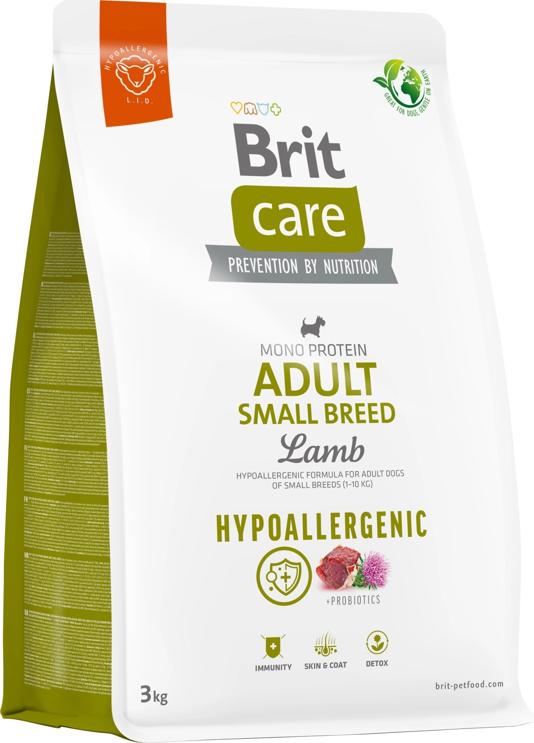 BRIT Care Hypoallergenic Adult Small Breed
