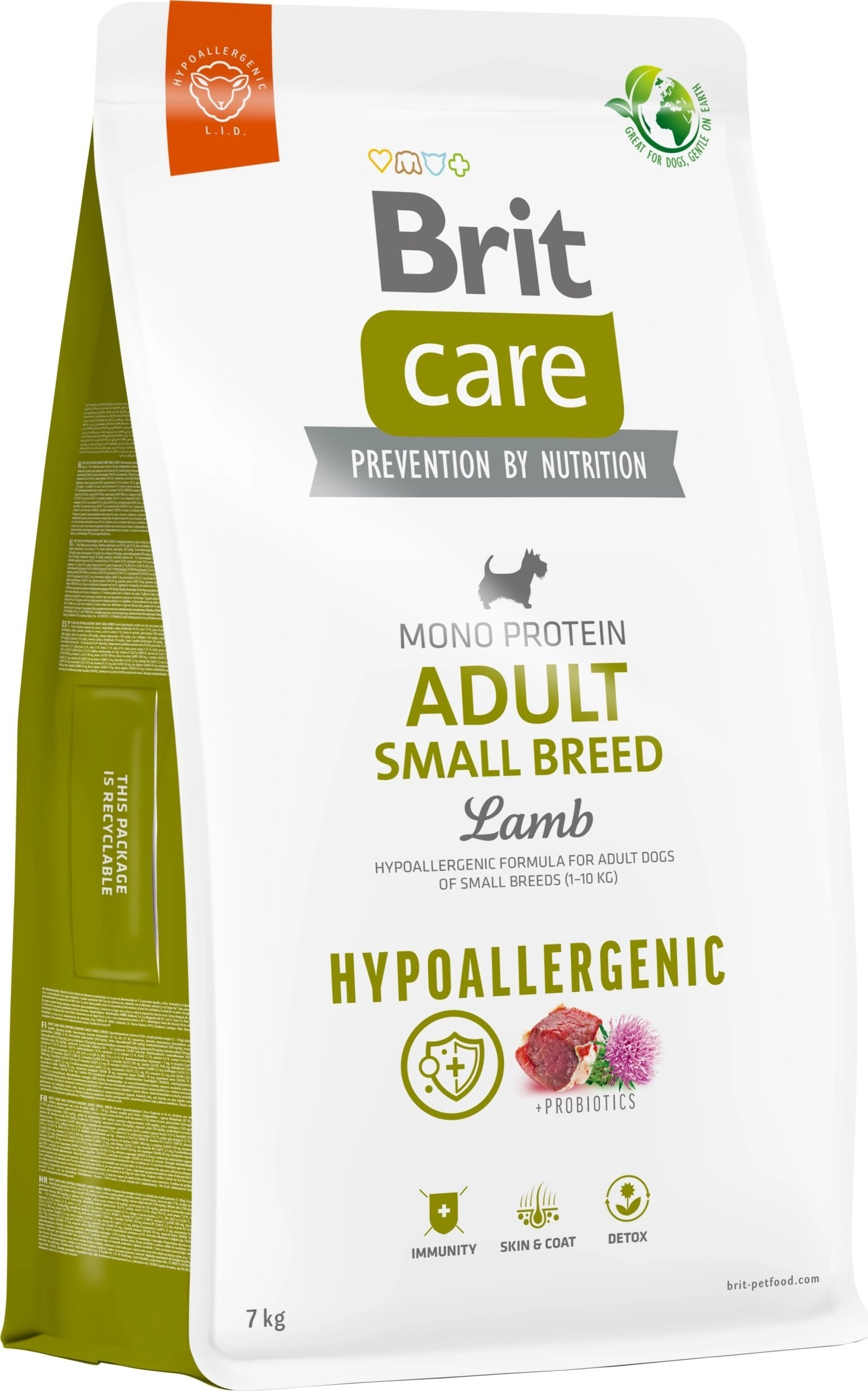 BRIT Care Hypoallergenic Adult Small Breed