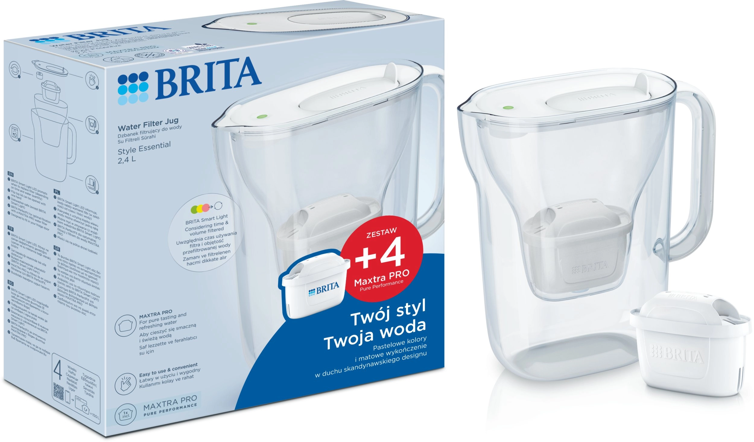 Brita Style Essential filter jug white