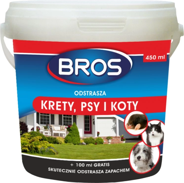 Bros Odstrasza krety  psy i koty