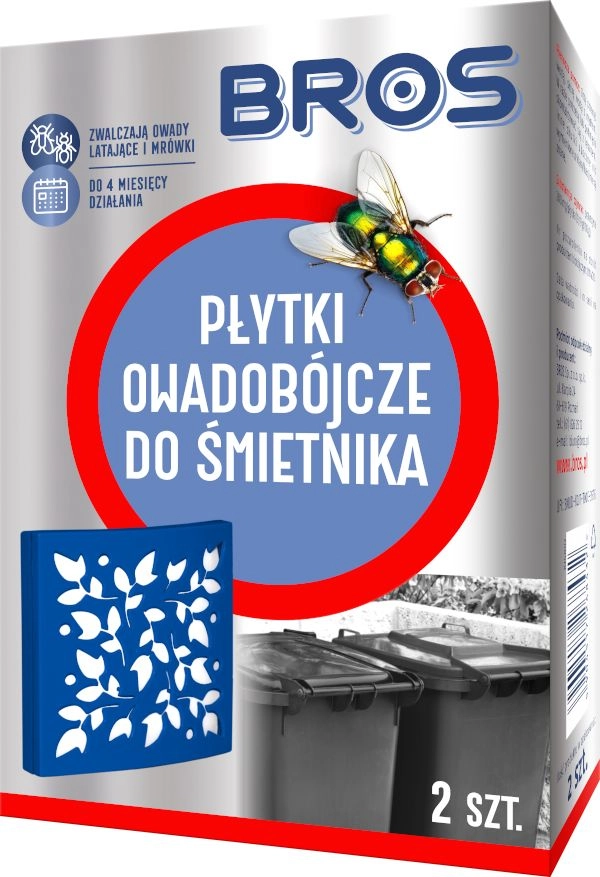 Bros Płytka owadobójcza do śmietnika 2