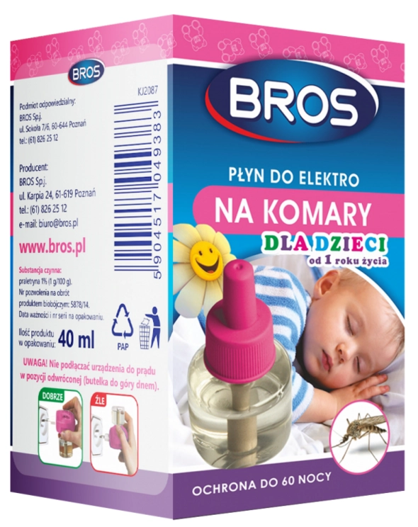Bros Płyn do elektro na komary